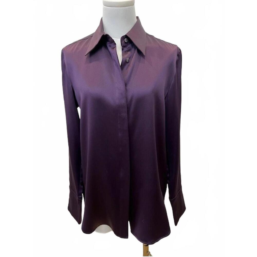 NEW DIOMI women's long sleeve blouse in berry